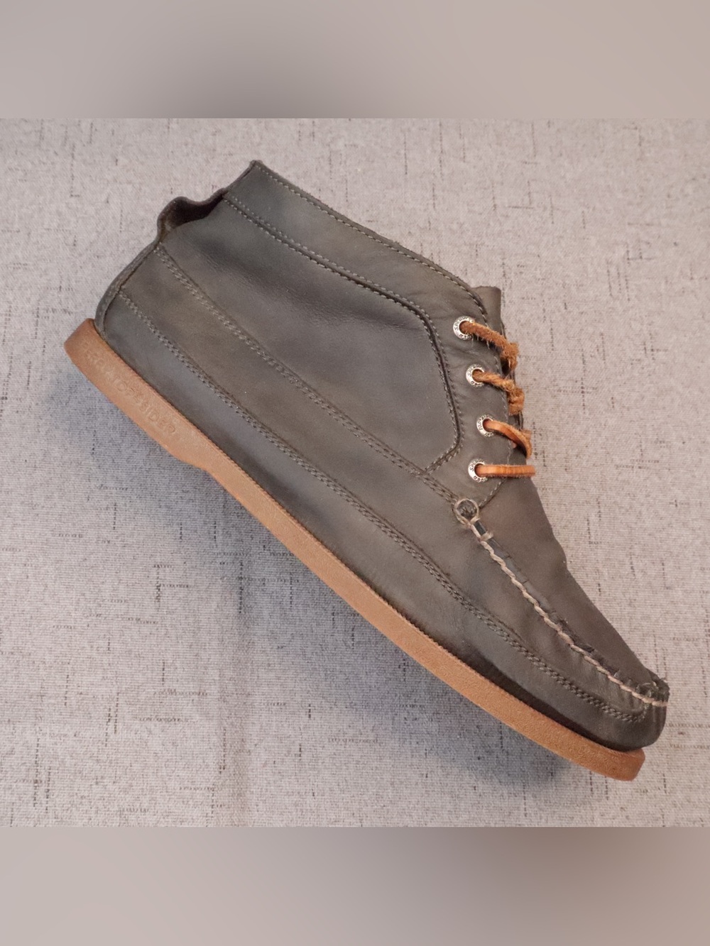 Sperry Top-Sider A/O Boat Chukka Boots Men's 9 M Brown Leather Moccasin